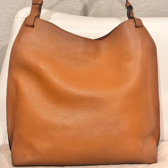 Marc Jacobs Cognac Pebbled Leather Shoulder Bag NWOT - Picture 9 of 16